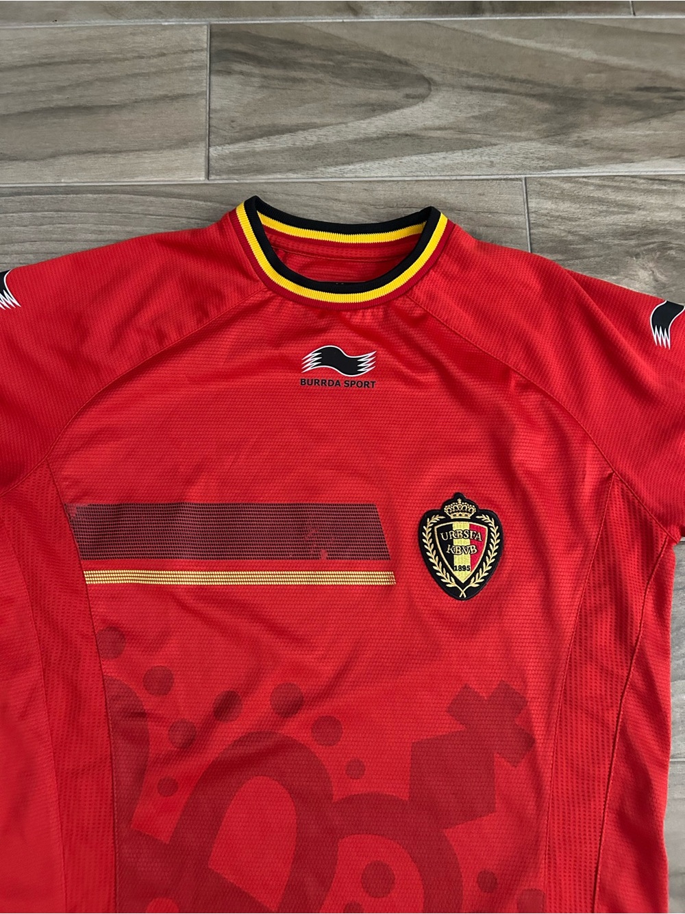 Burrda Sport Belgium National Team 2014 Home Jersey | Size M - Picture 2 of 7